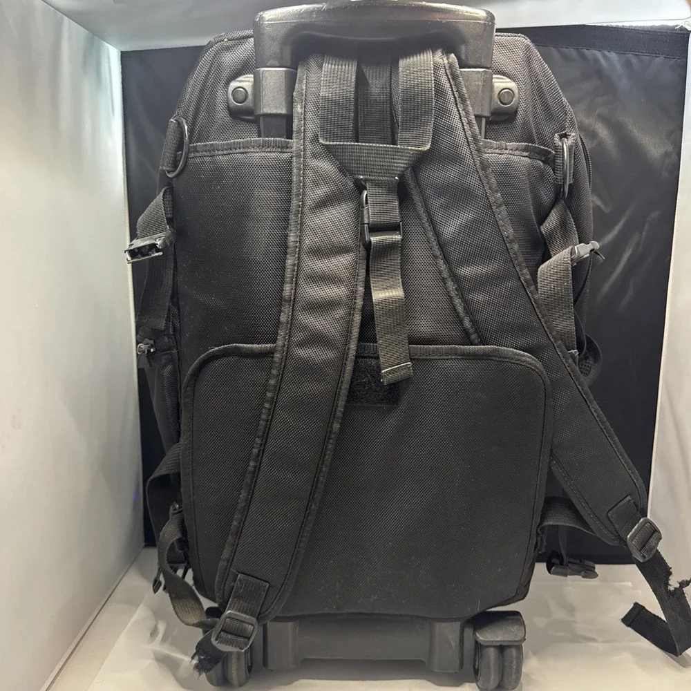 Harley-Davidson University Rolling Backpack w/ Wheels Retractable Handle Luggage
